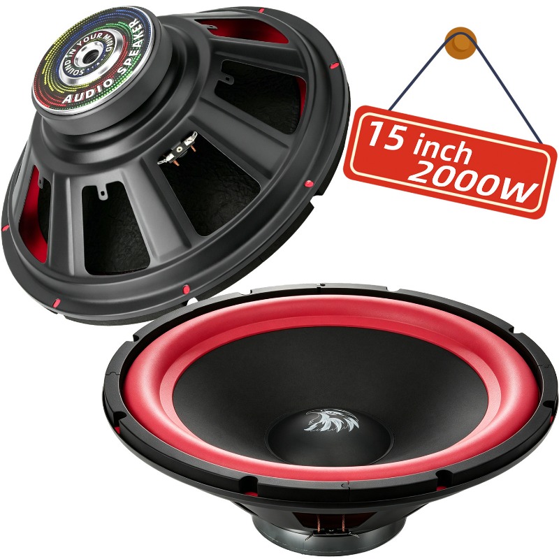 Audio Home Cinema - Subwoofer per Auto da 15 Pollici,