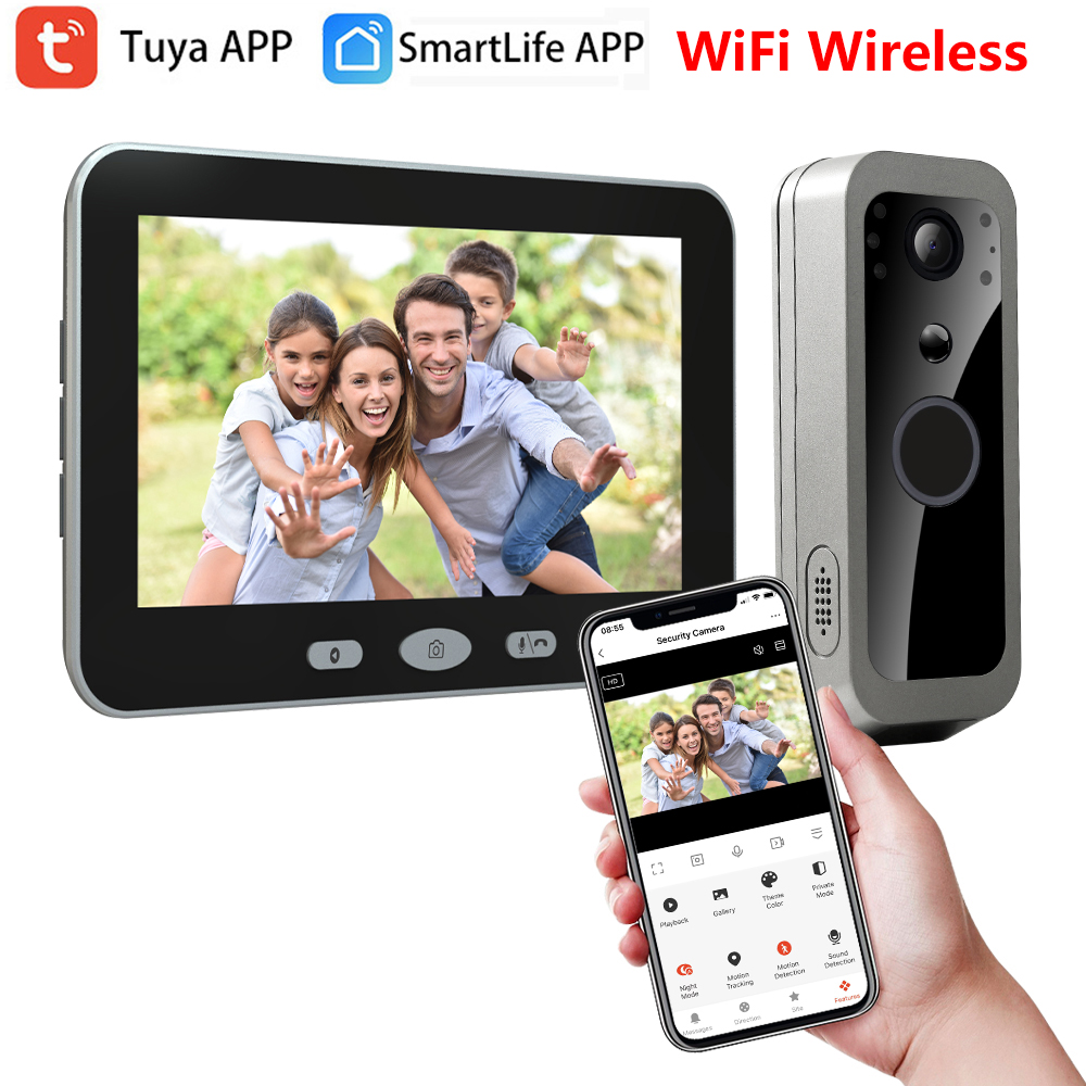 Home Cinema Wireless - Videocitofono Wireless Tuya Smart Life 3MP