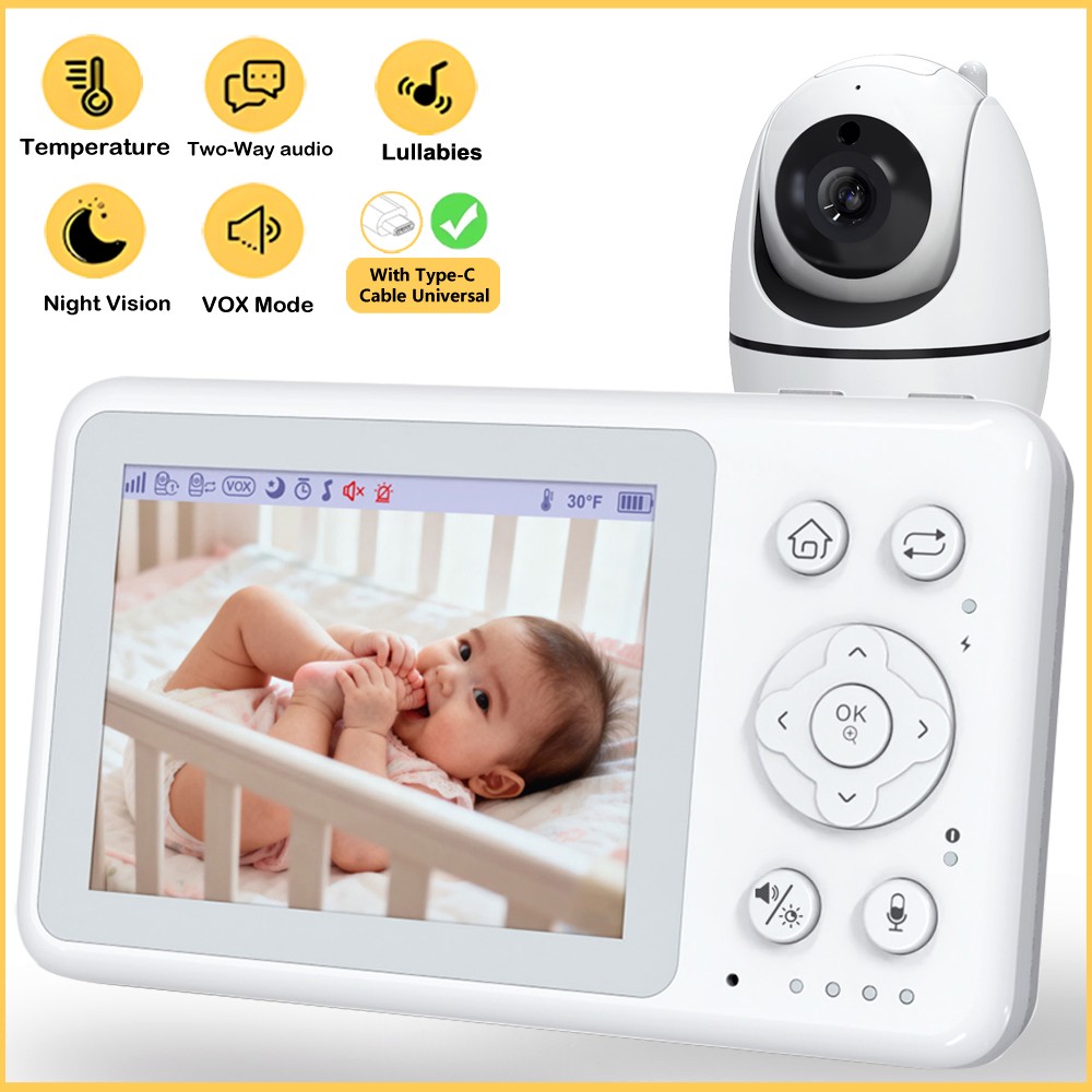 Home Cinema Wireless - Monitor video per bambini con schermo