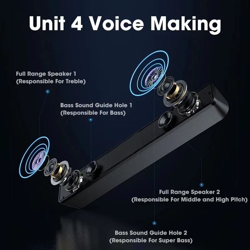 Soundbar Musicale per Computer - Home Cinema Tv recensione e prezzo