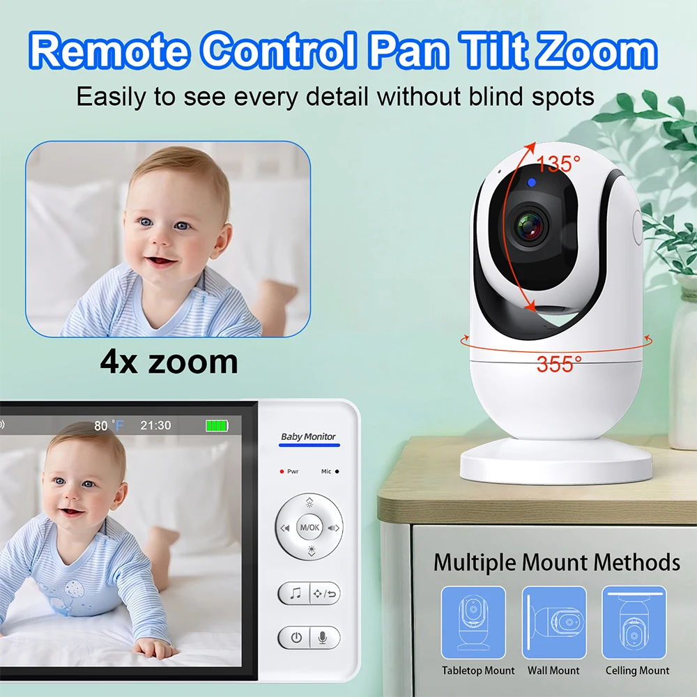 7.0 ''Video Baby Monitor 720P  - Home Cinema Wireless recensione e prezzo