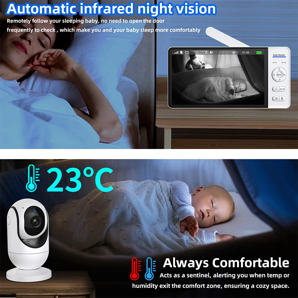 No WiFi Baby Monitor da 7 poll - Home Cinema Wireless recensione e prezzo