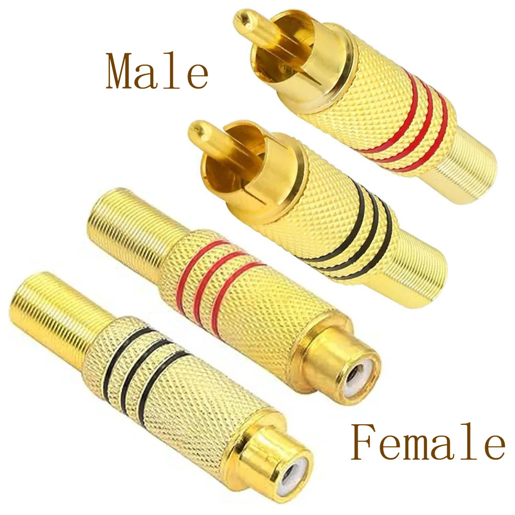 4 connettori RCA placcati oro, - Audio Home Cinema recensione e prezzo
